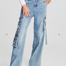 Retrofete cargo jeans sz 28