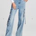 Retrofete cargo jeans sz 28