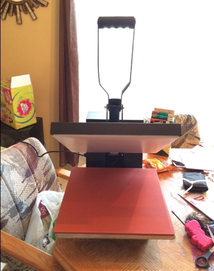 15 x 15 DIY Digital Clamshell T-shirt Heat Press Machine Sublimation Transfer