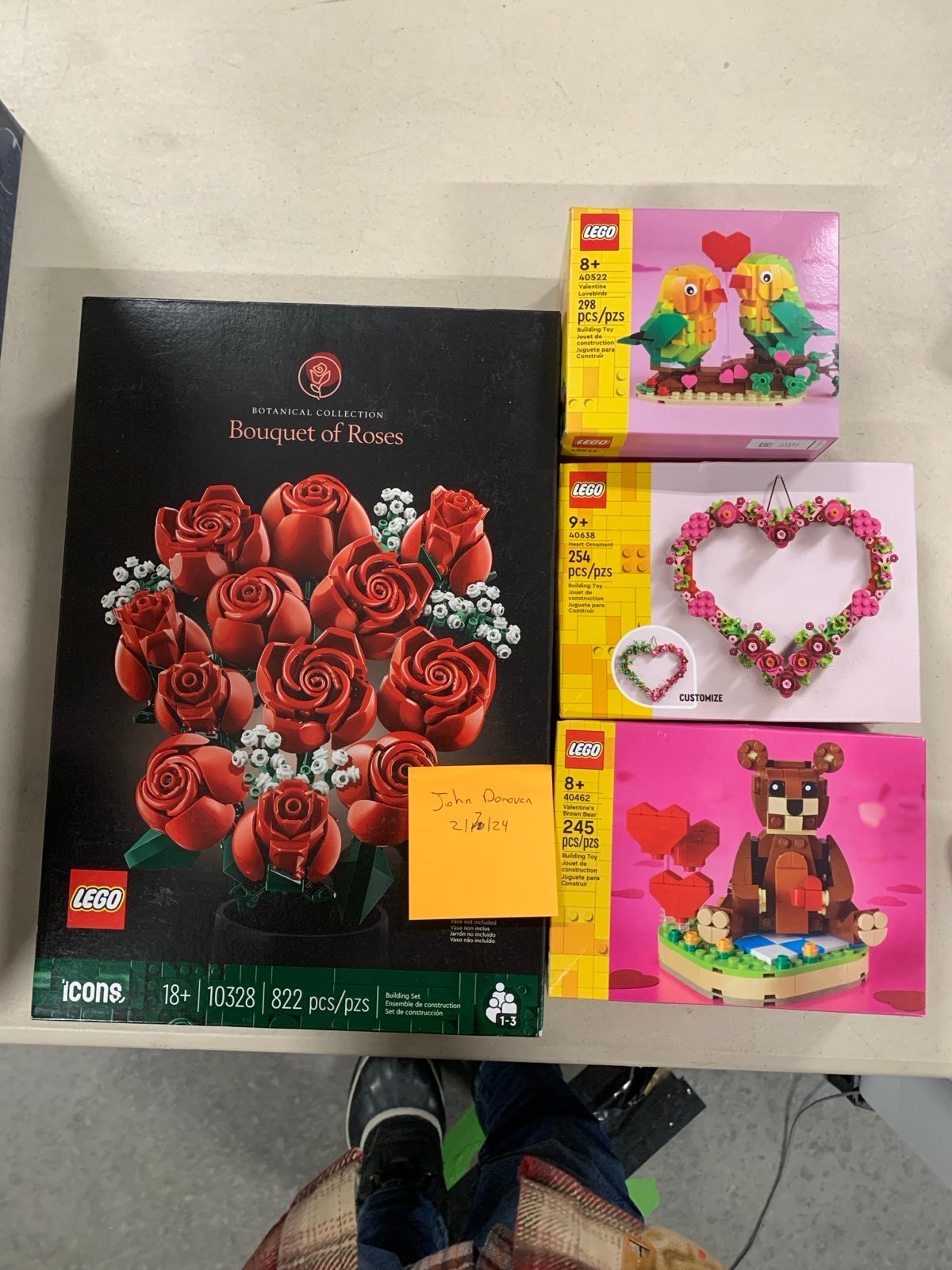 LEGO Valentine Gift Set
