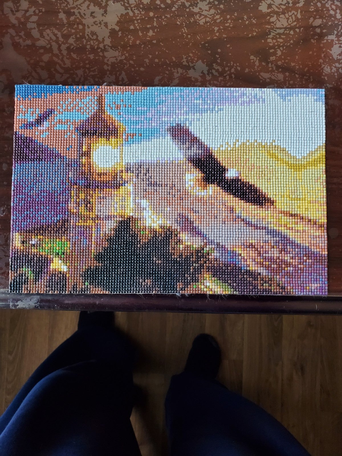 Lighthouse n Eagle Diamond Art