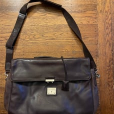 Vintage Coach leather laptop bag