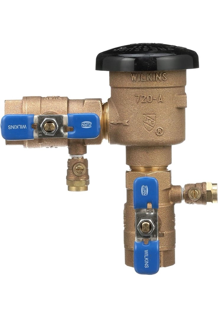 Zurn Wilkins 1-720A 1 720A Pressure Vacuum Breaker Assembly