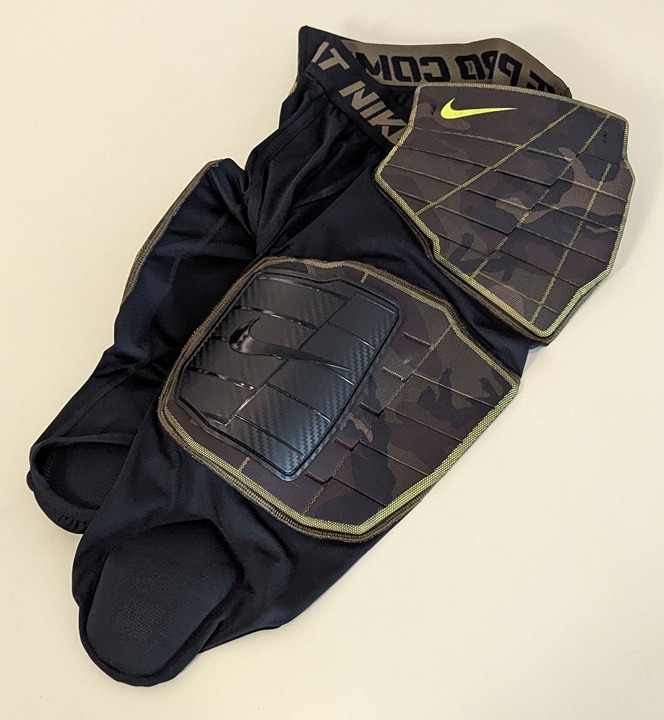 Nike Pro Combat Hyperstrong 7 Pad Camo Football Compression Pants Adult Large