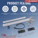 400-RB Adjus400-RB Adjustable Transom Saver, 23-35\
