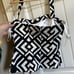 White House Black Market Halter Top Geometric Print Party Sleeveless Size 8