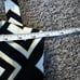 White House Black Market Halter Top Geometric Print Party Sleeveless Size 8