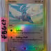 Swablu Reverse Holographic Pokemon Card Fermi Bubbles Grading C+