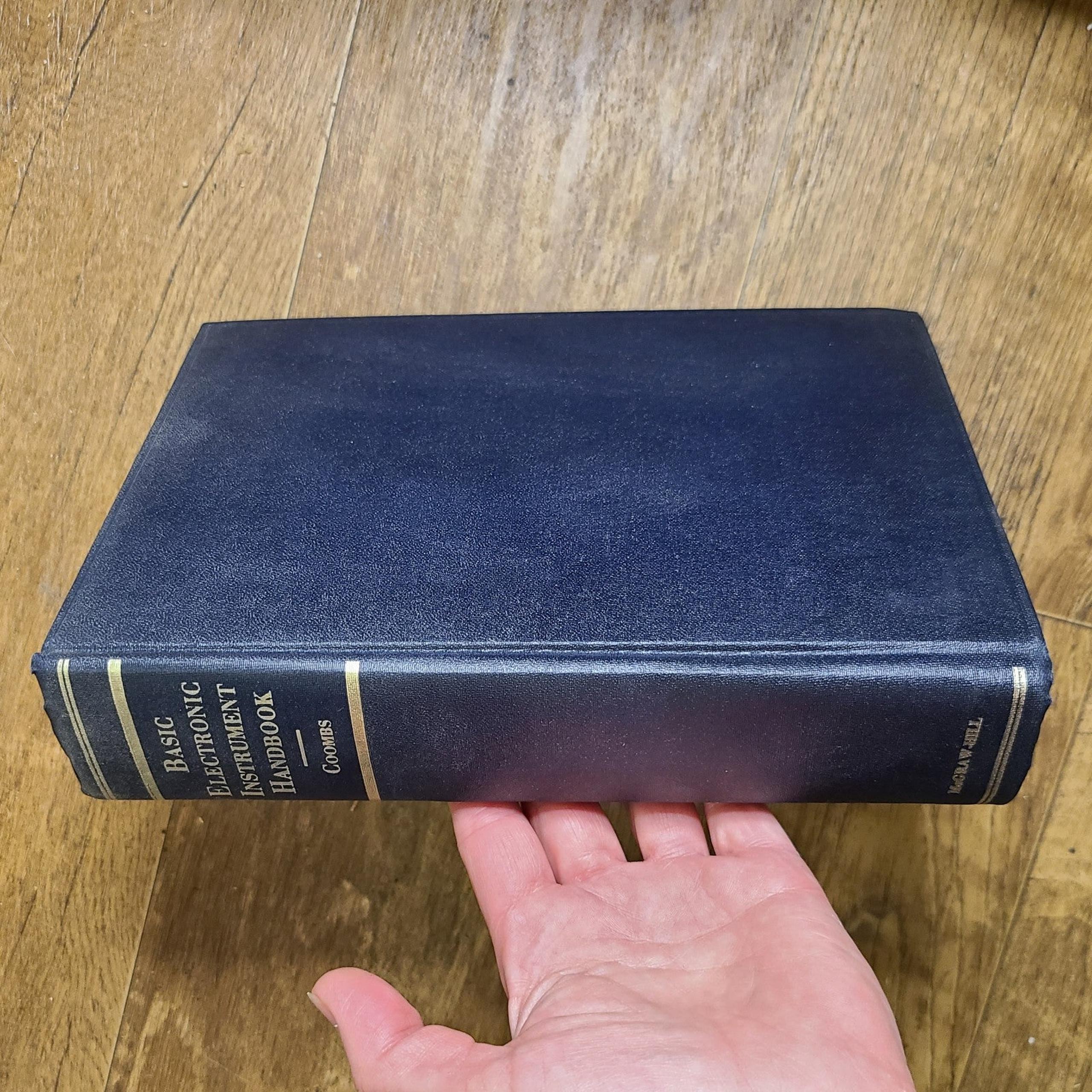1972 Basic electronic instrument handbook Hardcover book with dust jacket