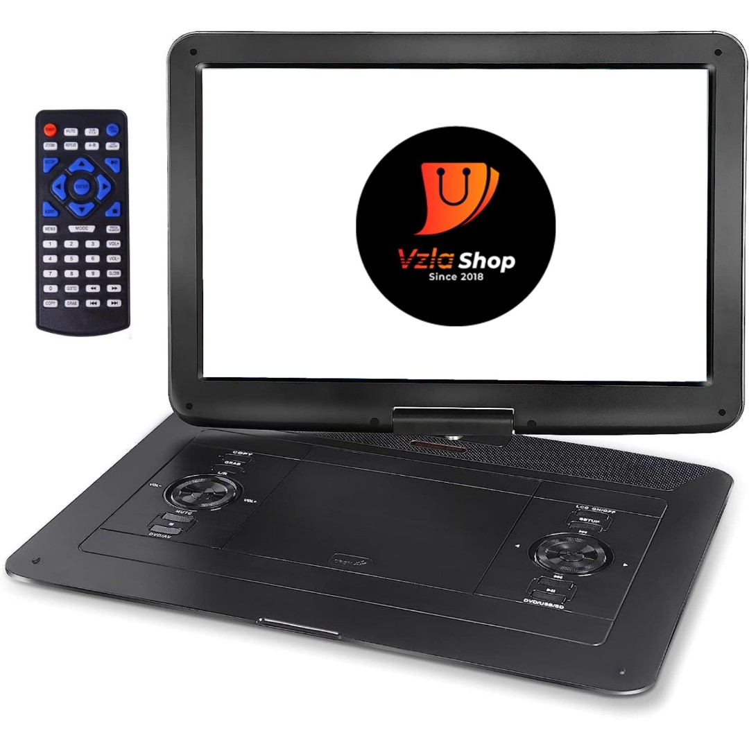Portable DVD Player with 15.6 HD Swivel Large Screen (OPEN BOX - NEVER USED)