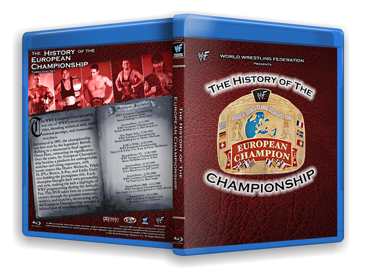 History of the WWF European Championship Blu-Ray Set wrestling DVD