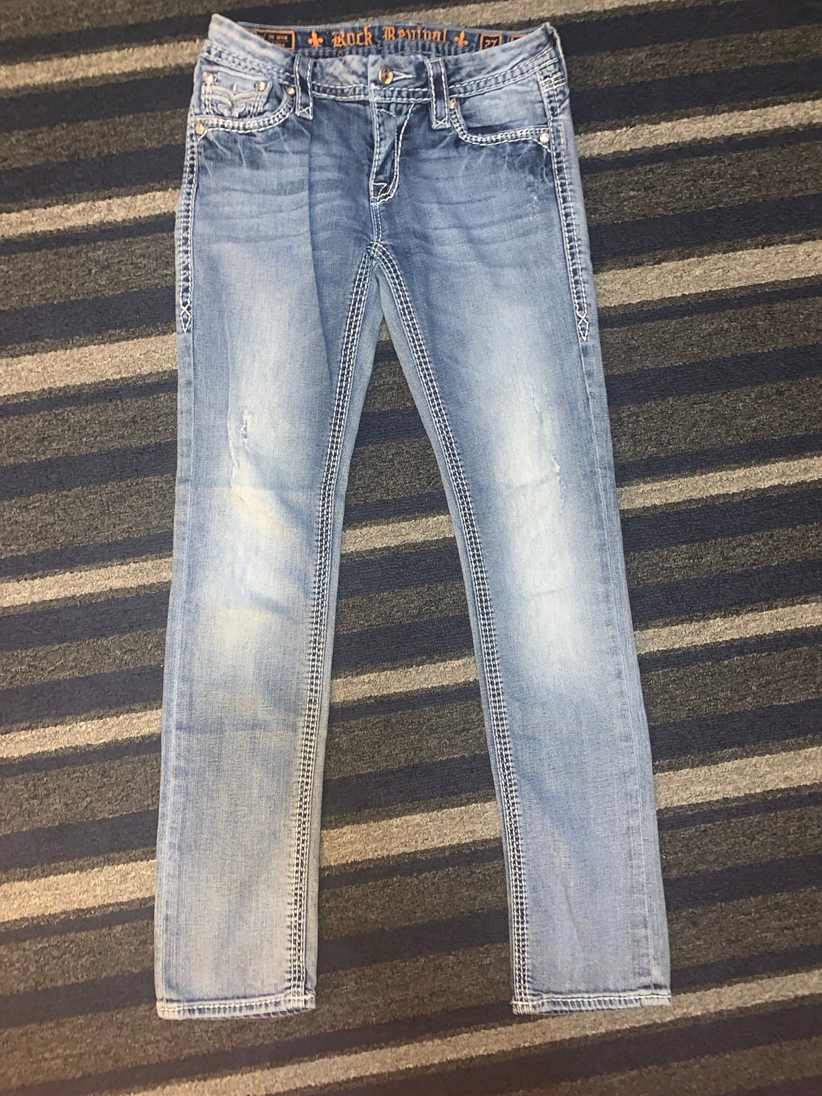 Womens Rock Revival jeans size 27 skinny