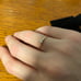 14k diamond solitaire ring