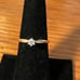 14k diamond solitaire ring