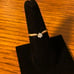 14k diamond solitaire ring
