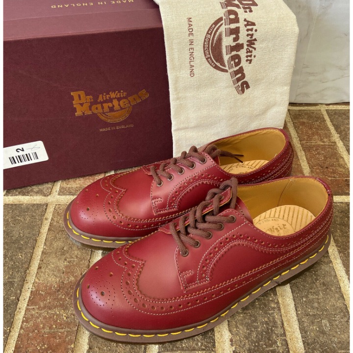 Dr. Martens 3989 Vintage Shoes MADE IN ENGLAND Brogue Oxblood Red Womens US 9 at the lowest price