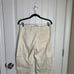 Alice Olivia white cream linen blend cargo pants size 4 summer vacation