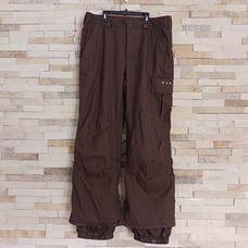 Burton Womens Large Brown Snowboard Ski Snow Pants Waterproof Insulated Snowsuit