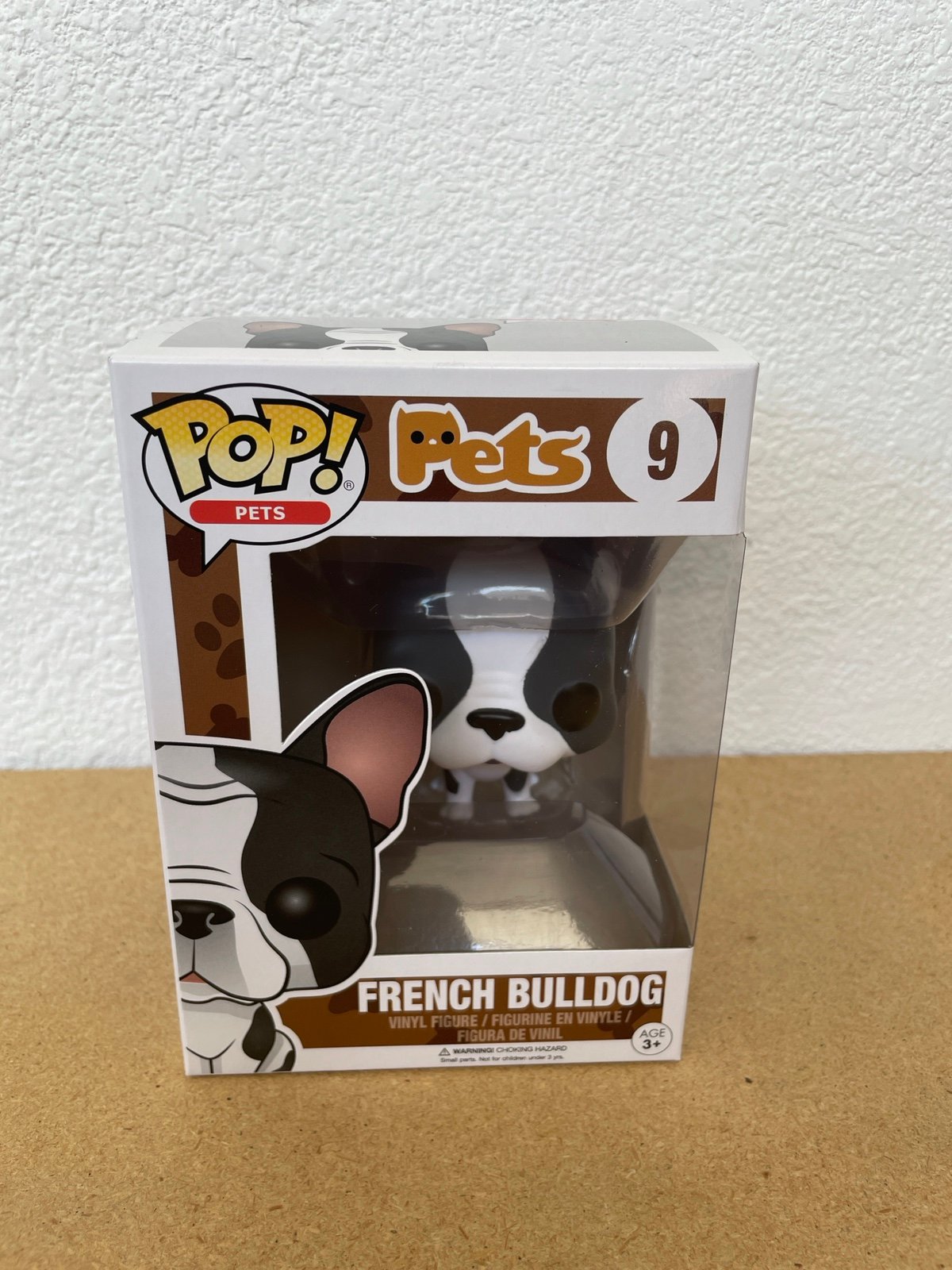 Funko pets black and white French bulldog