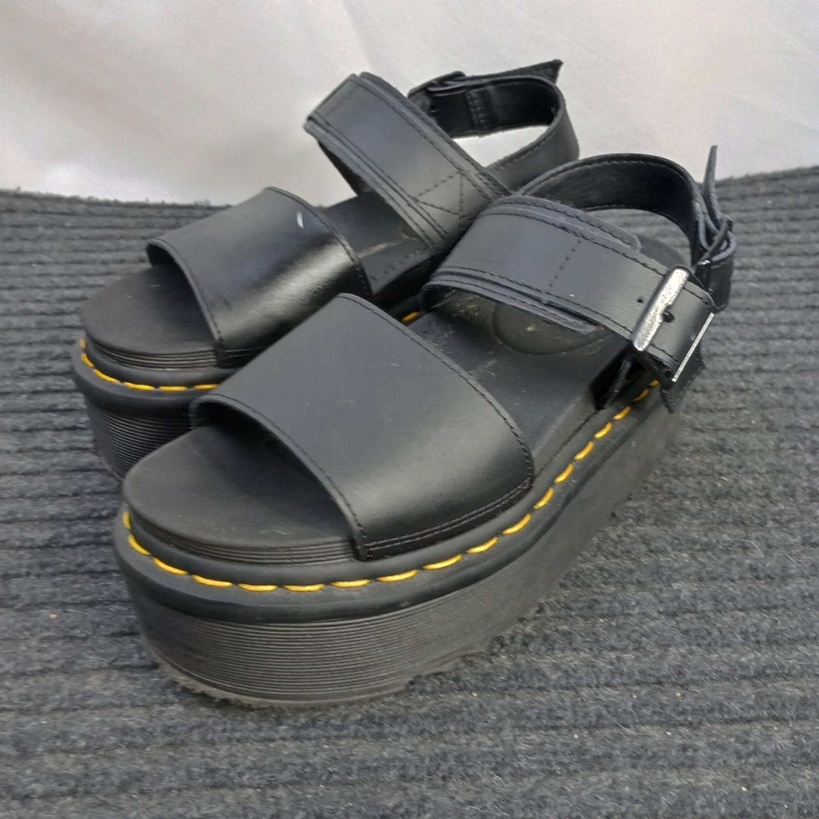 Dr Martens Voss Women Platform Sandals Black