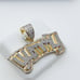 14K Gold Plated Cubic Zircon Pendant, EVBRS396