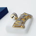 14K Gold Plated Cubic Zircon Pendant, EVBRS396