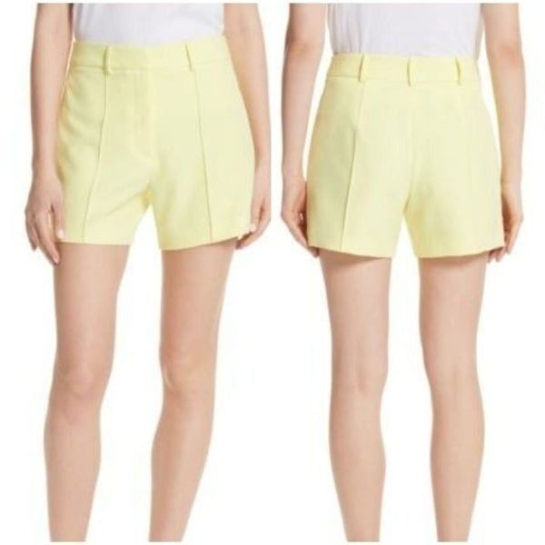 Milly Yellow Hayden Trouser Shorts sz 0