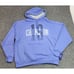 Champion Mens Fleece Hoodie XL Navy Blue Pullover Print Outdoor Casual