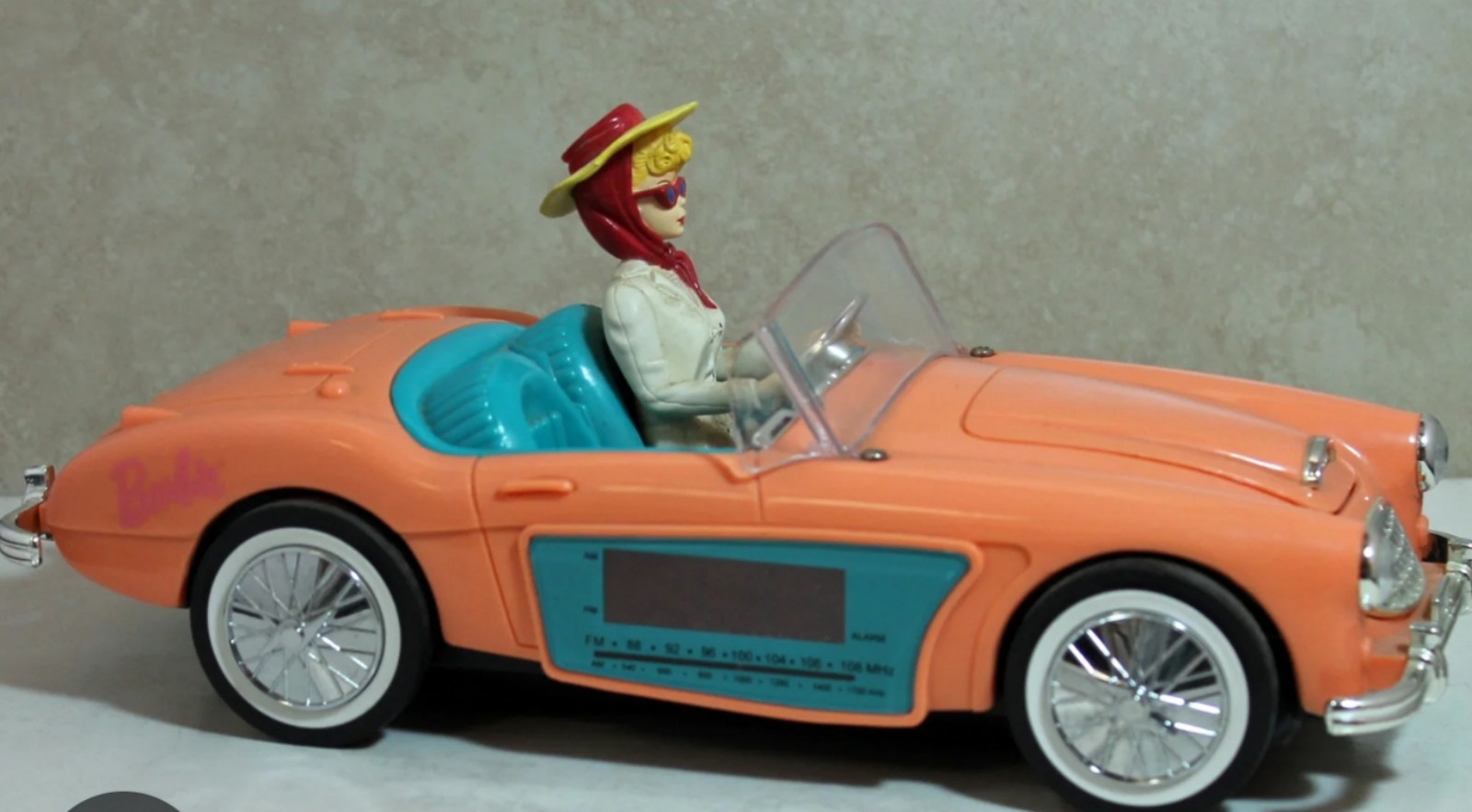 Barbie vintage alarm clock radio