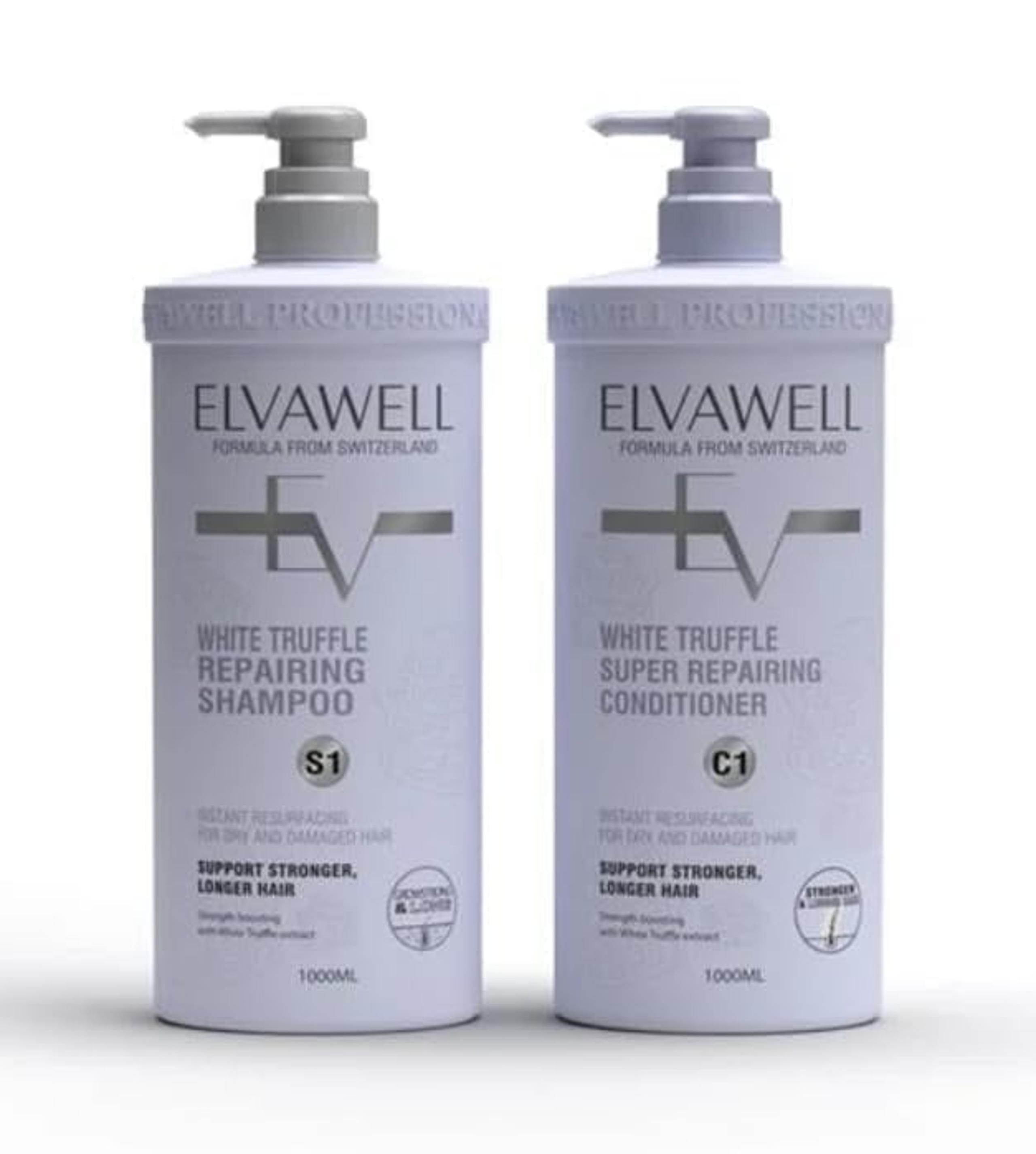 Elvawell White Truffle Repair Shampoo & Conditioner Set 500ML EACH