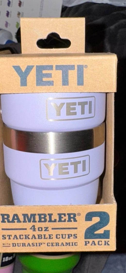 Yeti Rambler 2 Pack Stackable Stainless Steel Cups