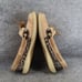 Sperry Shoes Womens 9 Slip On Boat Loafer Leather Leopard Top Sider Preppy Brown