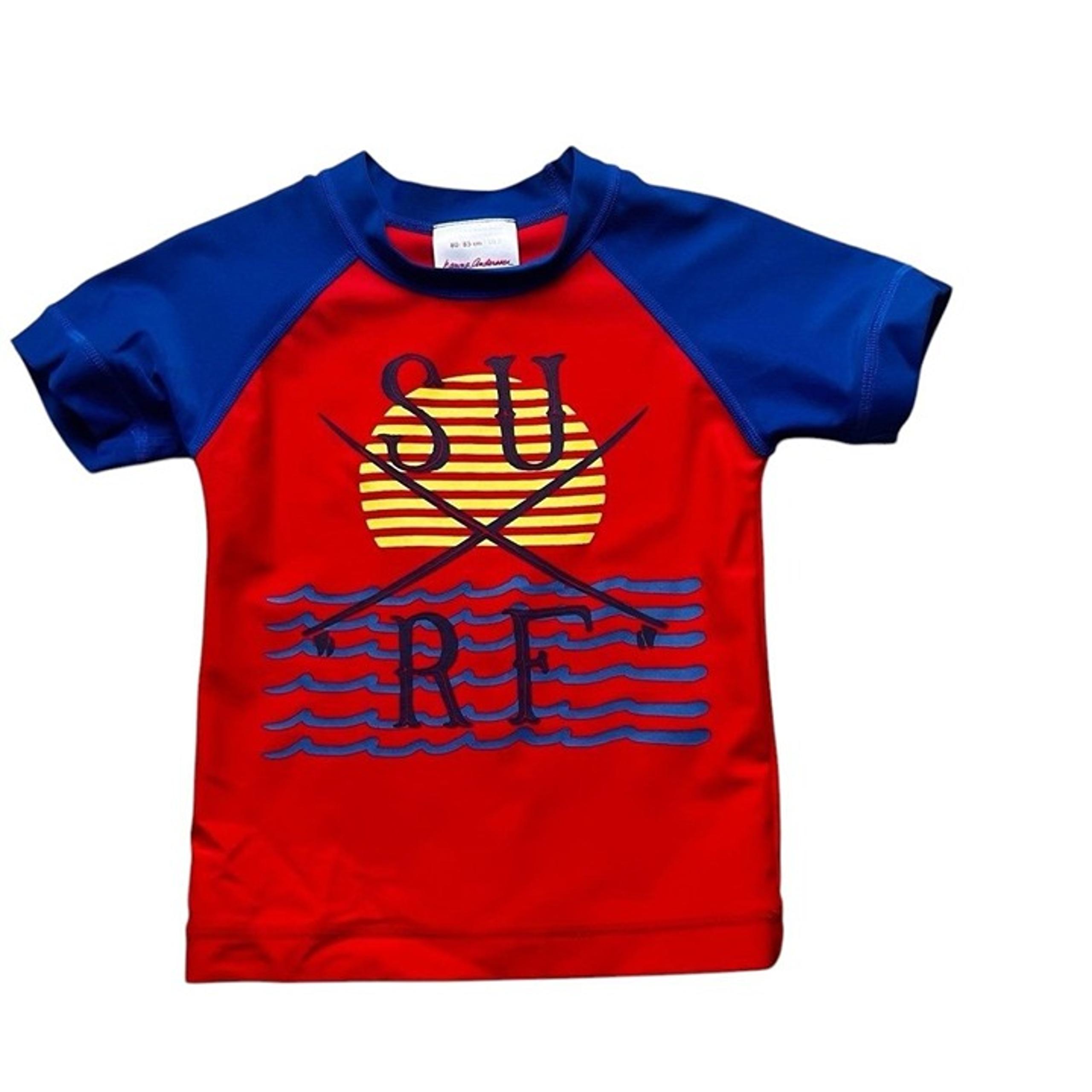 Hanna Andersson Toddler Boys Surf Rashguard Top Size 2 Years