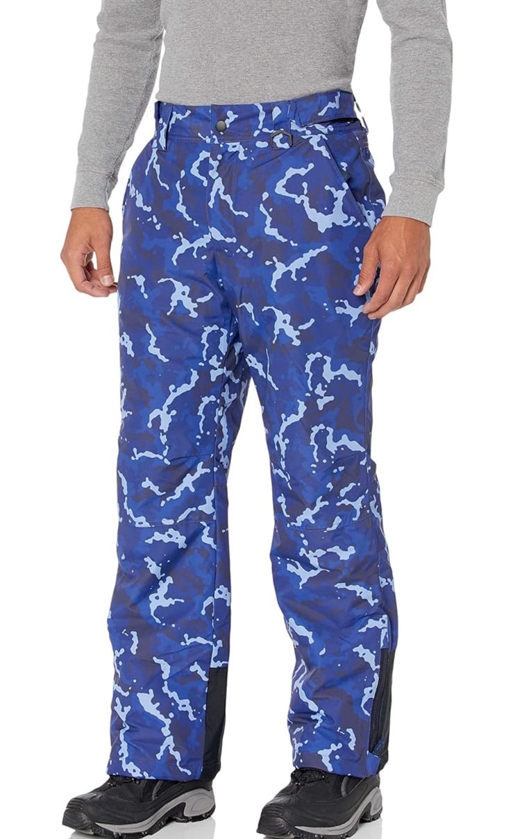 Amazon Essentials Men's Water-Resistant Insulated Snow Pant Size L