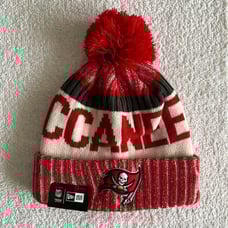 New Era NFL Tampa Bay Buccaneers Beanie Hat with Pompom