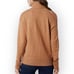 1.STATE Cutout Cold Shoulder Turtleneck Sweater Women's Beige Cotton Relaxed XXL