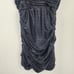 Retrofete Mini Black Ruched Dress Sleeveless V Neck Size XS? Sample