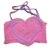 Labelrail x Pose & Repeat Halter Top w/ Giant Ruched Ruffle Heart Womens Size 14