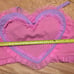 Labelrail x Pose & Repeat Halter Top w/ Giant Ruched Ruffle Heart Womens Size 14
