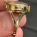 Ring watch vintage gold tone