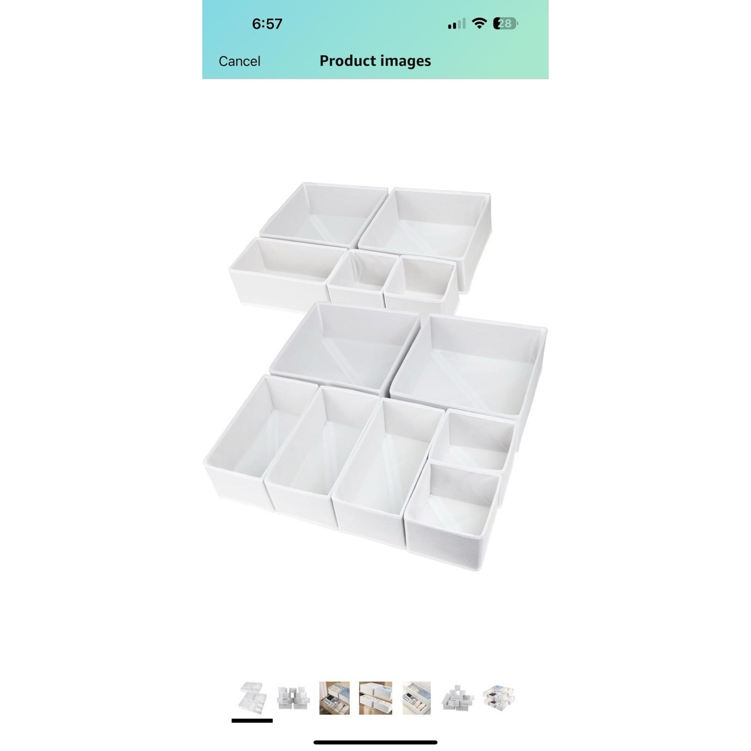 12 box closet / drawer organizer