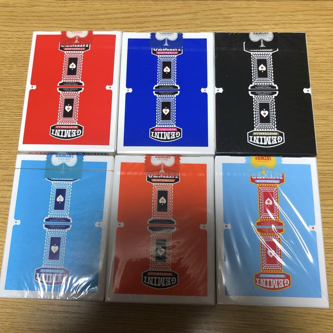 Gemini deck magic tricks, 6 decks