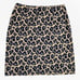 Talbots Animal Print Mid Rise Straight Mob Wife Knee Length Skirt Size 4 Petite