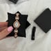 Women's Gold and White Watch