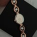 Women's Gold and White Watch
