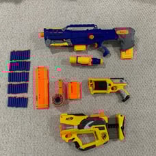 Nerf Guns and Mags (Bullets included)