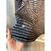 Lululemon Surge Warm 1/2 Zip Hoodie Heathered Gray Black Stripe, SZ XL