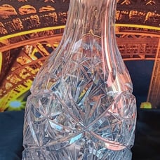 Vintage Heavy Cut Crystal Decanter