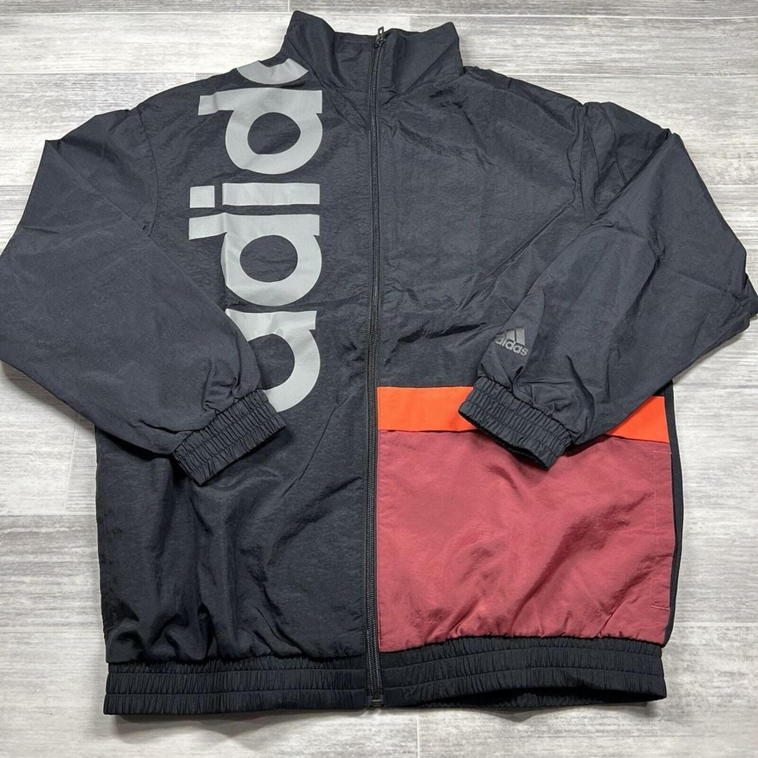 Adidas Women's Size Medium Retro Track Jacket Full Zip Lined Color Block GD9033
