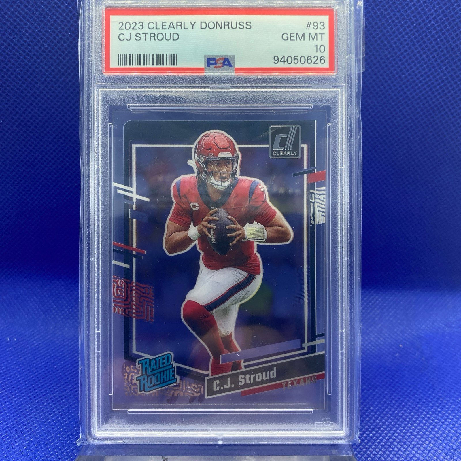 Rookie 2023 Clearly Donruss CJ Stroud RC PSA 10 Low Pop